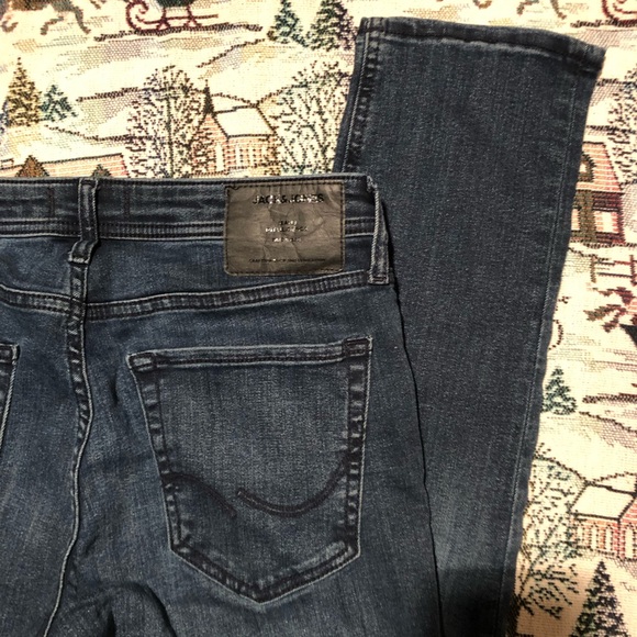 Jack & Jones Slim/Glenn Blue Jeans Mens Size 30x30 - Picture 8 of 8